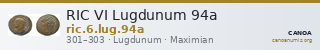RIC VI Lugdunum 94a — CANOA