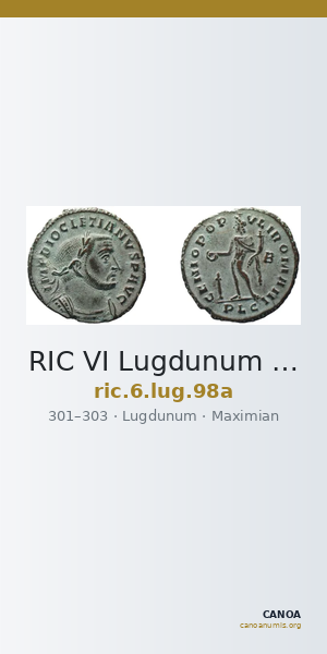 RIC VI Lugdunum 98a — CANOA