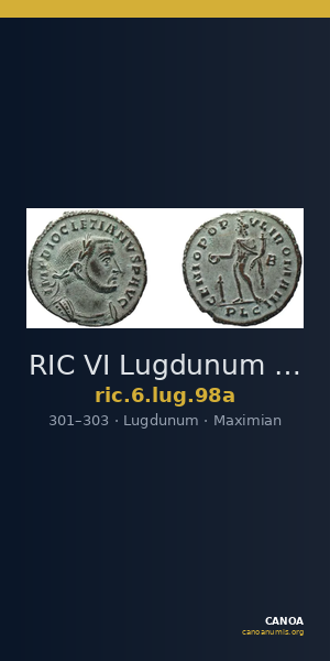 RIC VI Lugdunum 98a — CANOA