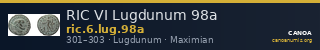 RIC VI Lugdunum 98a — CANOA