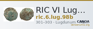 RIC VI Lugdunum 98b — CANOA