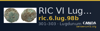 RIC VI Lugdunum 98b — CANOA