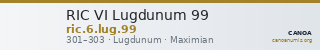 RIC VI Lugdunum 99 — CANOA