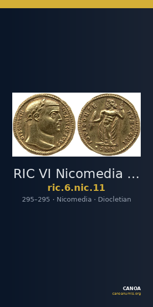 RIC VI Nicomedia 11 — CANOA