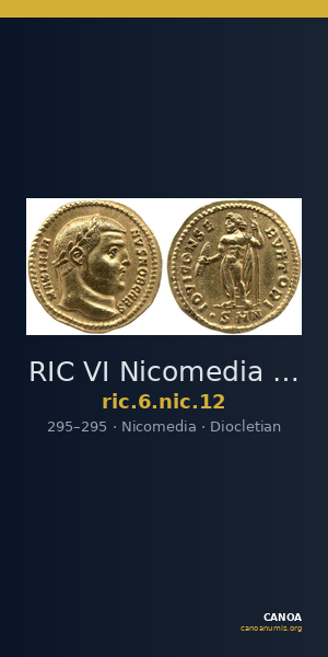 RIC VI Nicomedia 12 — CANOA