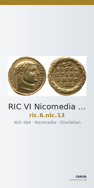 RIC VI Nicomedia 13 — CANOA