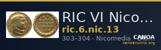 RIC VI Nicomedia 13 — CANOA