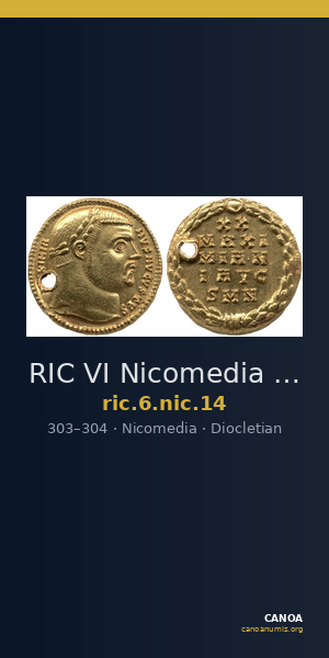 RIC VI Nicomedia 14 — CANOA