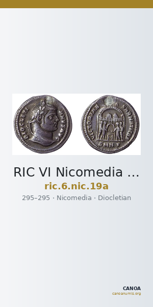 RIC VI Nicomedia 19a — CANOA