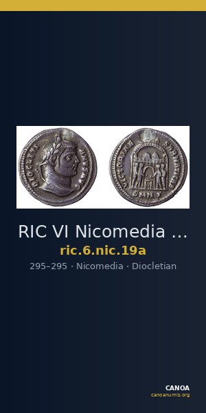 RIC VI Nicomedia 19a — CANOA