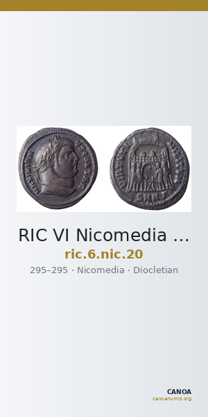 RIC VI Nicomedia 20 — CANOA