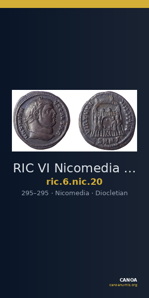 RIC VI Nicomedia 20 — CANOA