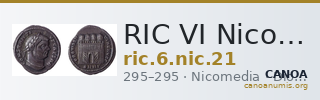 RIC VI Nicomedia 21 — CANOA