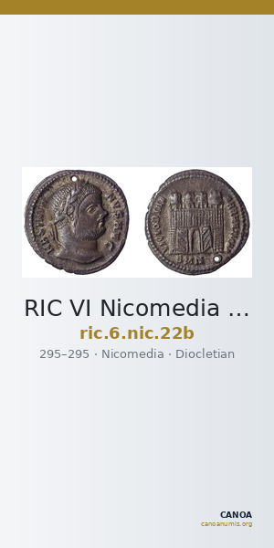 RIC VI Nicomedia 22b — CANOA