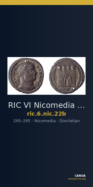 RIC VI Nicomedia 22b — CANOA