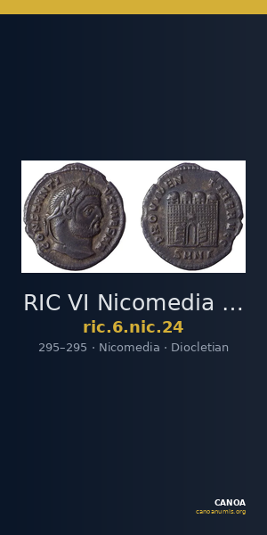 RIC VI Nicomedia 24 — CANOA