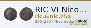 RIC VI Nicomedia 25a — CANOA