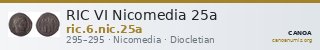 RIC VI Nicomedia 25a — CANOA