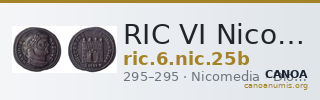 RIC VI Nicomedia 25b — CANOA
