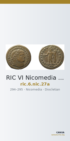 RIC VI Nicomedia 27a — CANOA