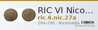 RIC VI Nicomedia 27a — CANOA