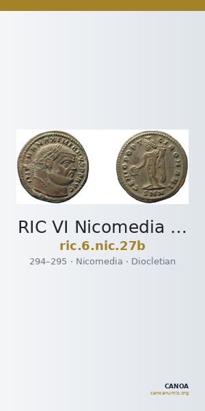 RIC VI Nicomedia 27b — CANOA