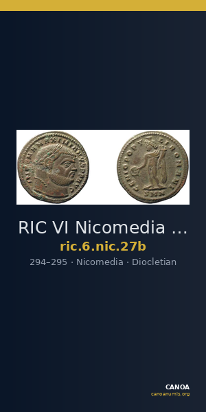 RIC VI Nicomedia 27b — CANOA