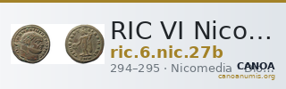 RIC VI Nicomedia 27b — CANOA