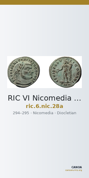 RIC VI Nicomedia 28a — CANOA