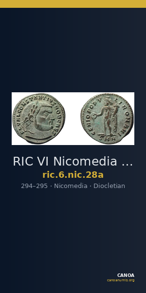 RIC VI Nicomedia 28a — CANOA