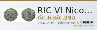 RIC VI Nicomedia 28a — CANOA