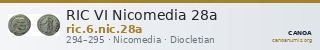 RIC VI Nicomedia 28a — CANOA