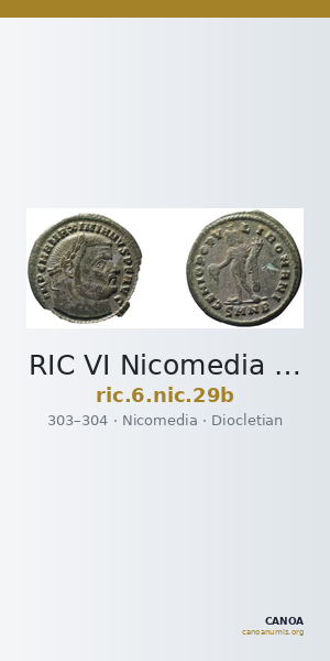 RIC VI Nicomedia 29b — CANOA