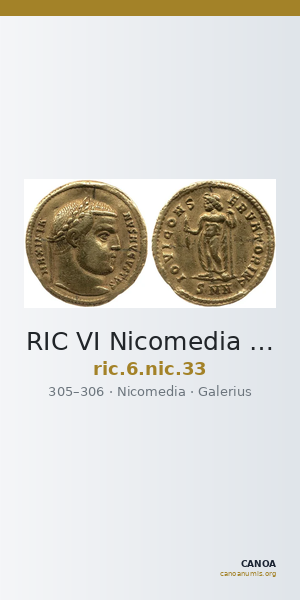 RIC VI Nicomedia 33 — CANOA