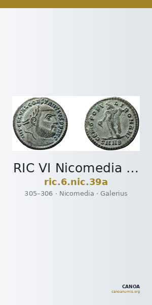 RIC VI Nicomedia 39a — CANOA