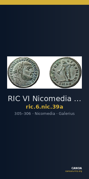 RIC VI Nicomedia 39a — CANOA