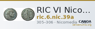 RIC VI Nicomedia 39a — CANOA