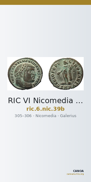 RIC VI Nicomedia 39b — CANOA