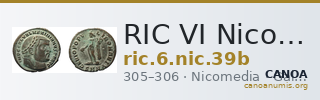 RIC VI Nicomedia 39b — CANOA