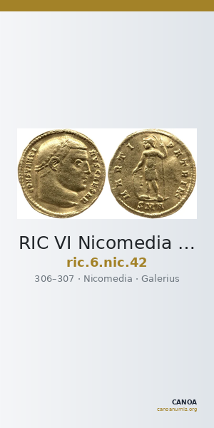 RIC VI Nicomedia 42 — CANOA