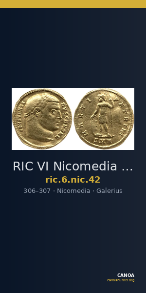 RIC VI Nicomedia 42 — CANOA