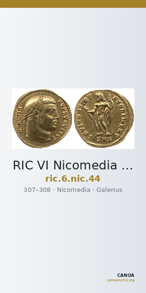 RIC VI Nicomedia 44 — CANOA