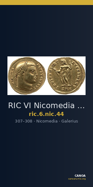 RIC VI Nicomedia 44 — CANOA