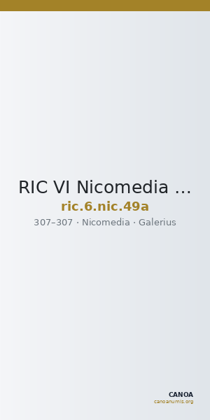 RIC VI Nicomedia 49a — CANOA