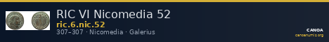 RIC VI Nicomedia 52 — CANOA