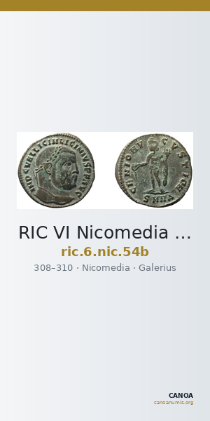 RIC VI Nicomedia 54b — CANOA