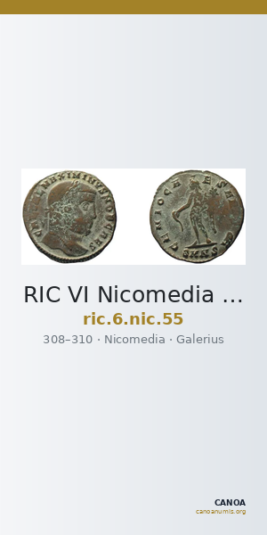RIC VI Nicomedia 55 — CANOA