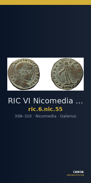 RIC VI Nicomedia 55 — CANOA