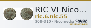 RIC VI Nicomedia 55 — CANOA