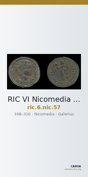 RIC VI Nicomedia 57 — CANOA